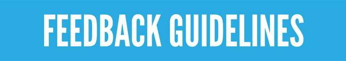 Feedback Guidelines - Small Business Feedback Culture Tips