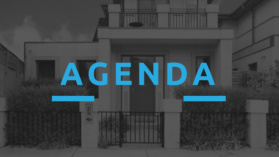 HOA Meeting Tips - Agenda